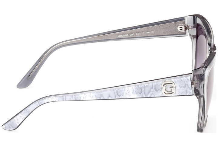 Guess GU00113 Grey Animal Side Sunglasses