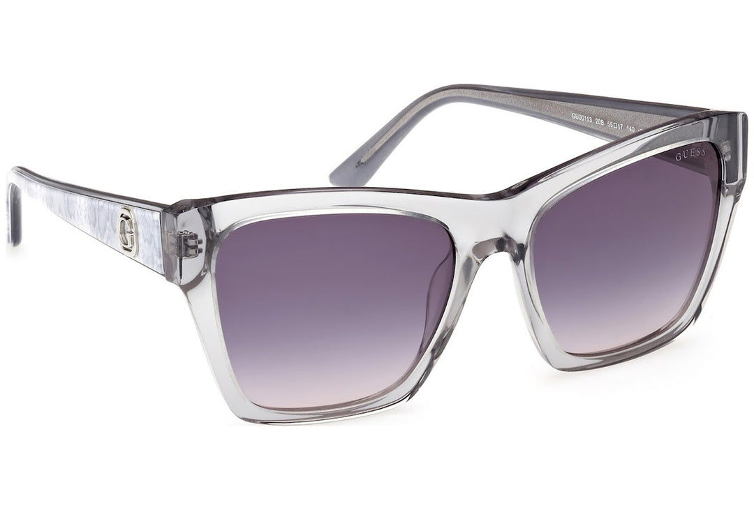 Guess GU00113 Grey Animal Side Sunglasses