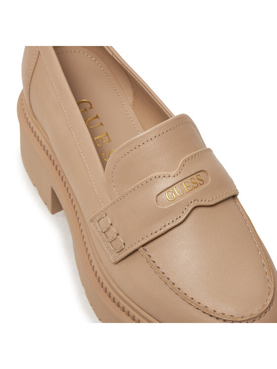 Guess Finda Lea-14 Beige Chunky Loafer