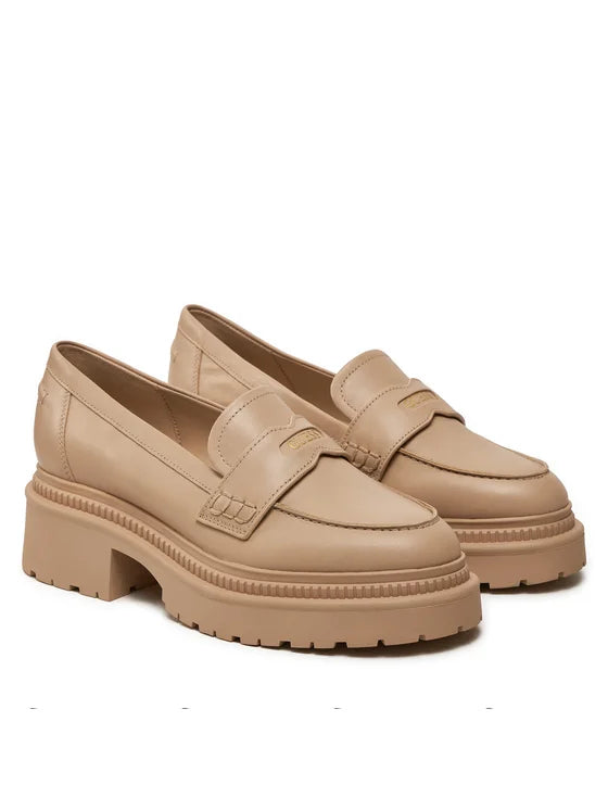 Guess Finda Lea-14 Beige Chunky Loafer