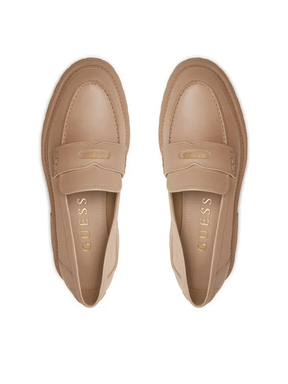 Guess Finda Lea-14 Beige Chunky Loafer