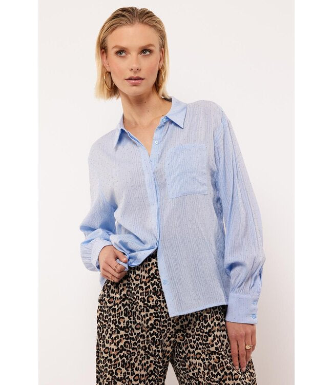 Fluresk Peony Ice Blue Blouse