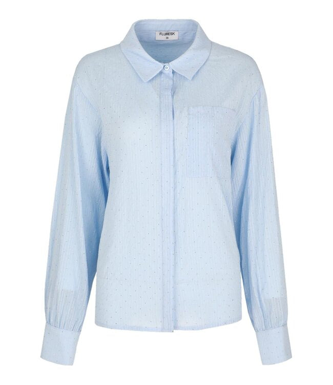 Fluresk Peony Ice Blue Blouse