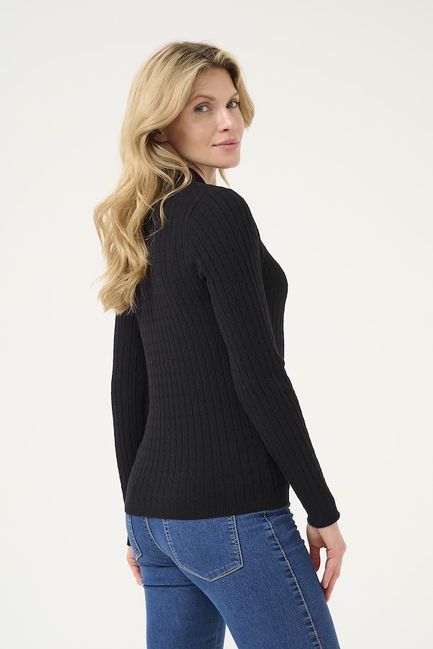 Kaffe Kaflora Black Deep Pullover