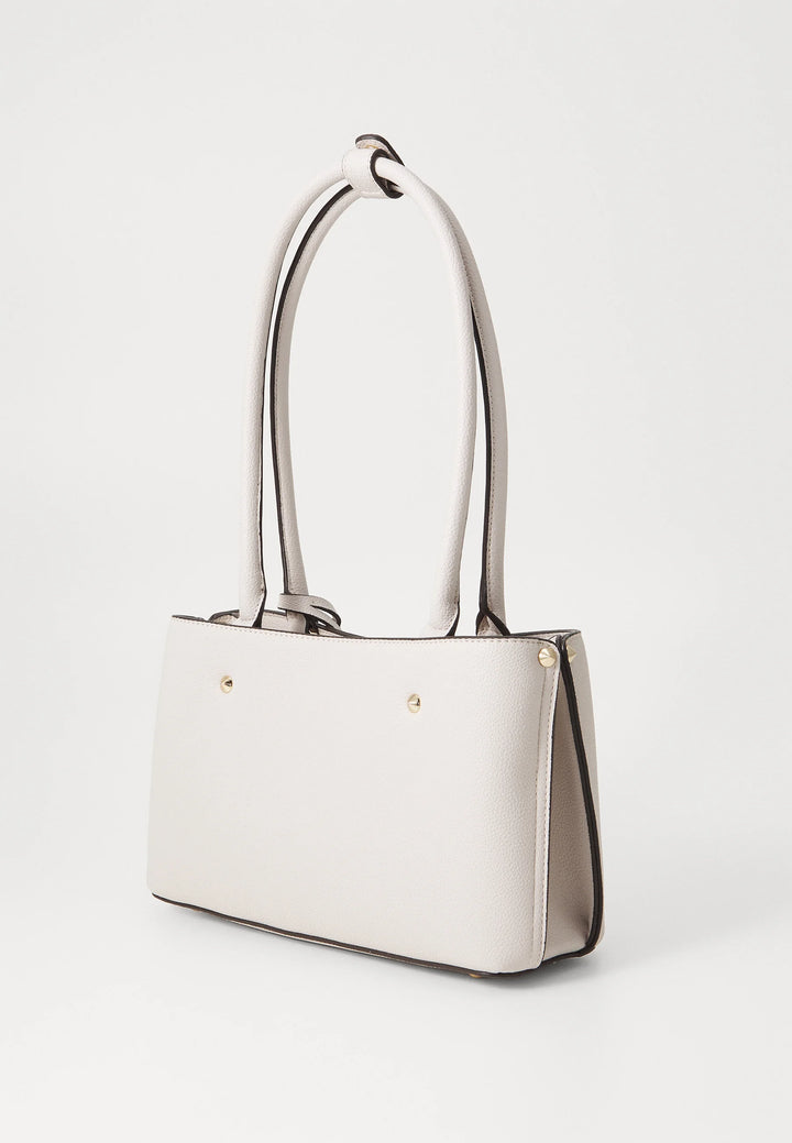 Guess Meridian Ivory Shoulder Satchel