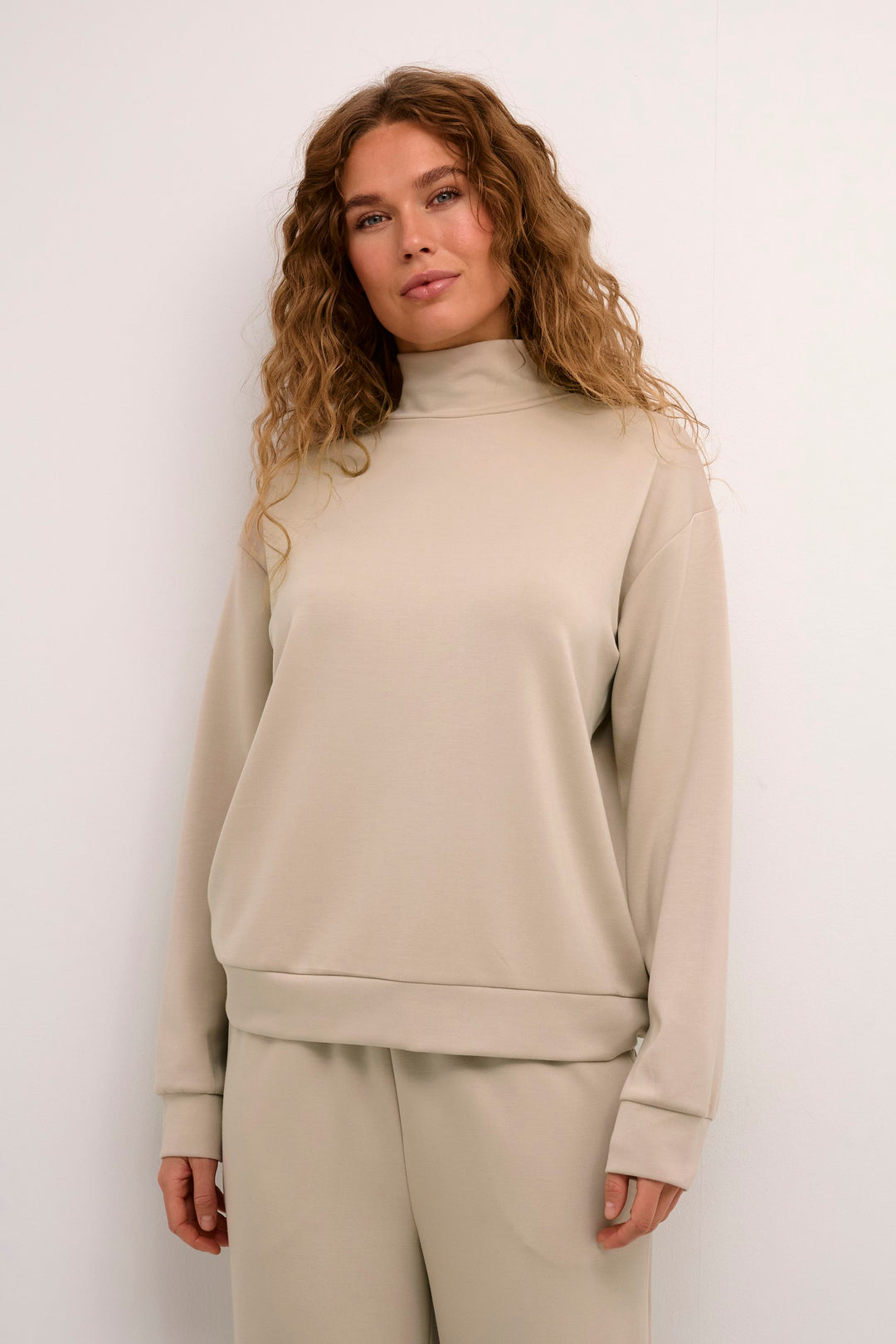 Kaffe Kaannika Feather Grey Sweatshirt