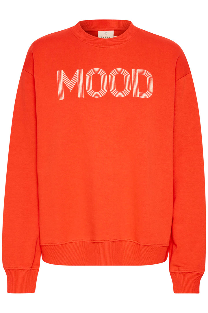 Kaffe Kamolly Flery Red Sweatshirt