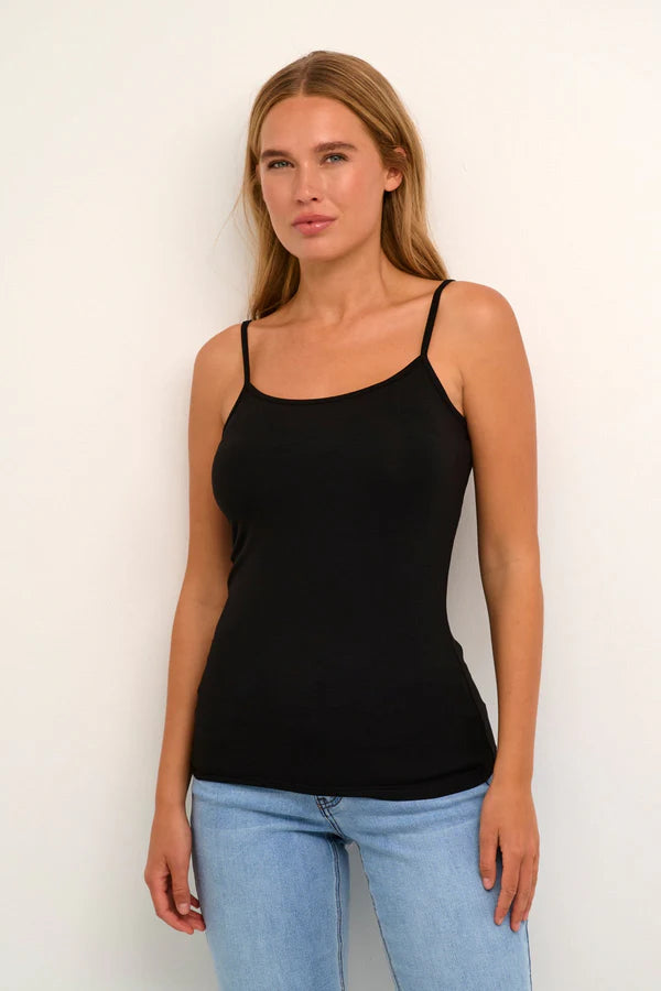 Kaffe KaFrida Deep Black Vest Top