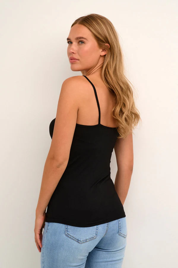 Kaffe KaFrida Deep Black Vest Top