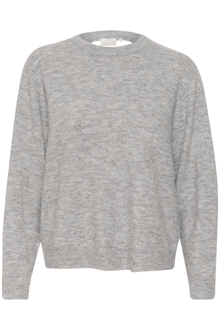 Kaffe Kamalene Grey Melange Open Back Pullover