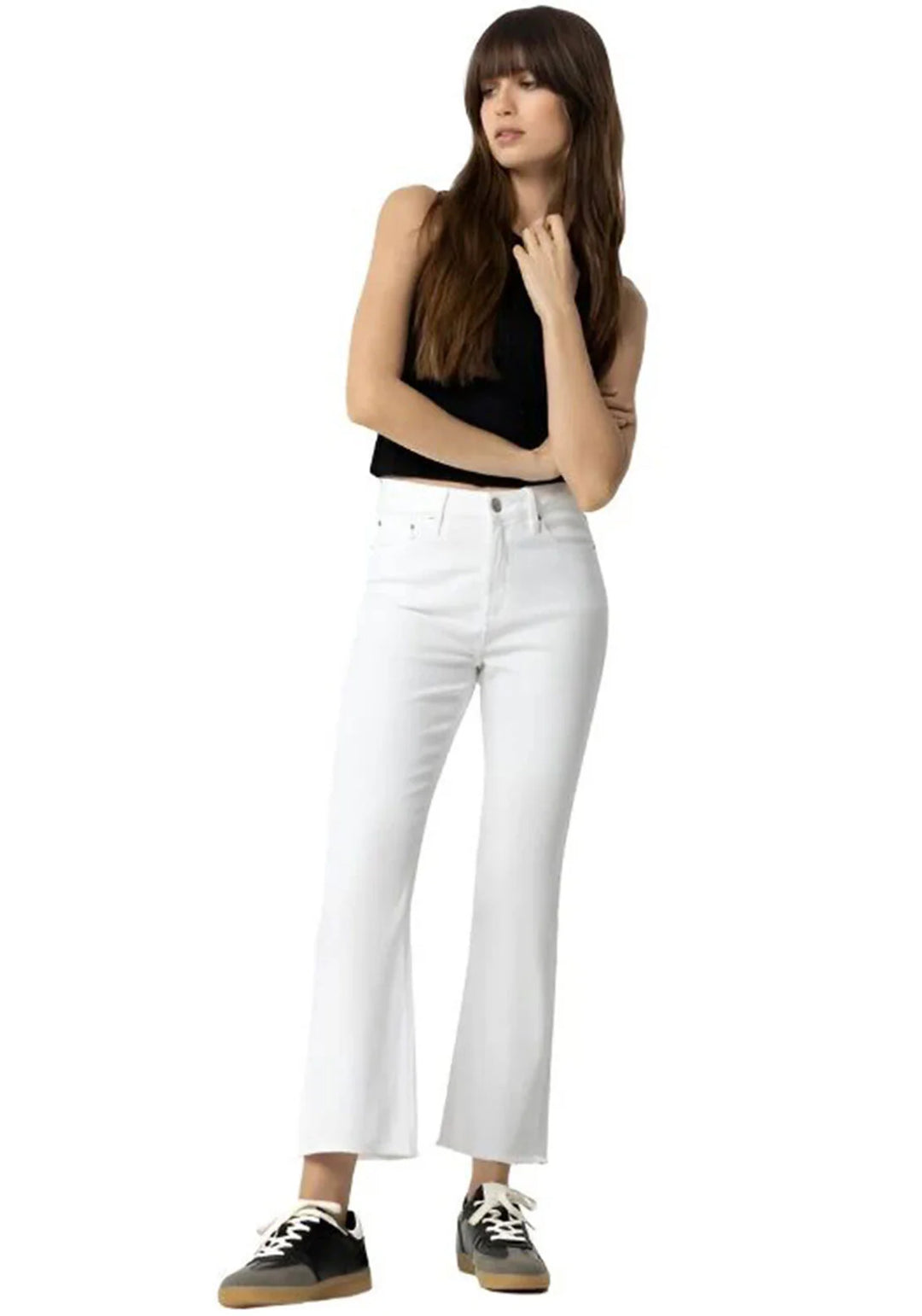 Tiffosi Megan White Cropped Jean